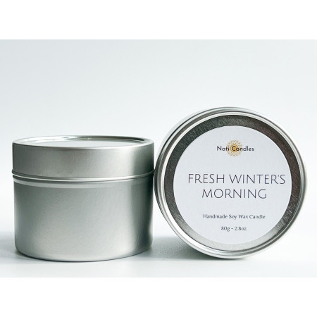 Fresh Winter's Morning Tin Candle