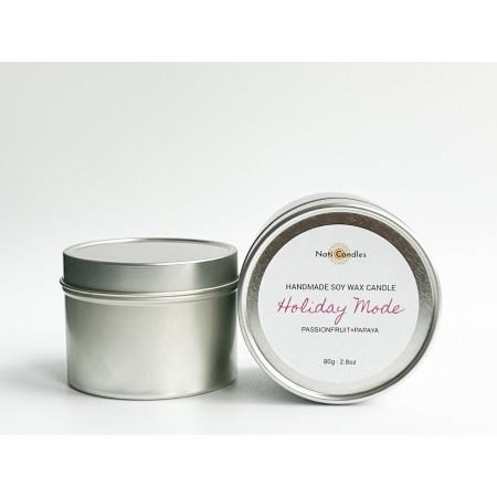 Holiday Mode Tin Candle