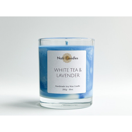 White Tea And Lavender Soy Wax Candle